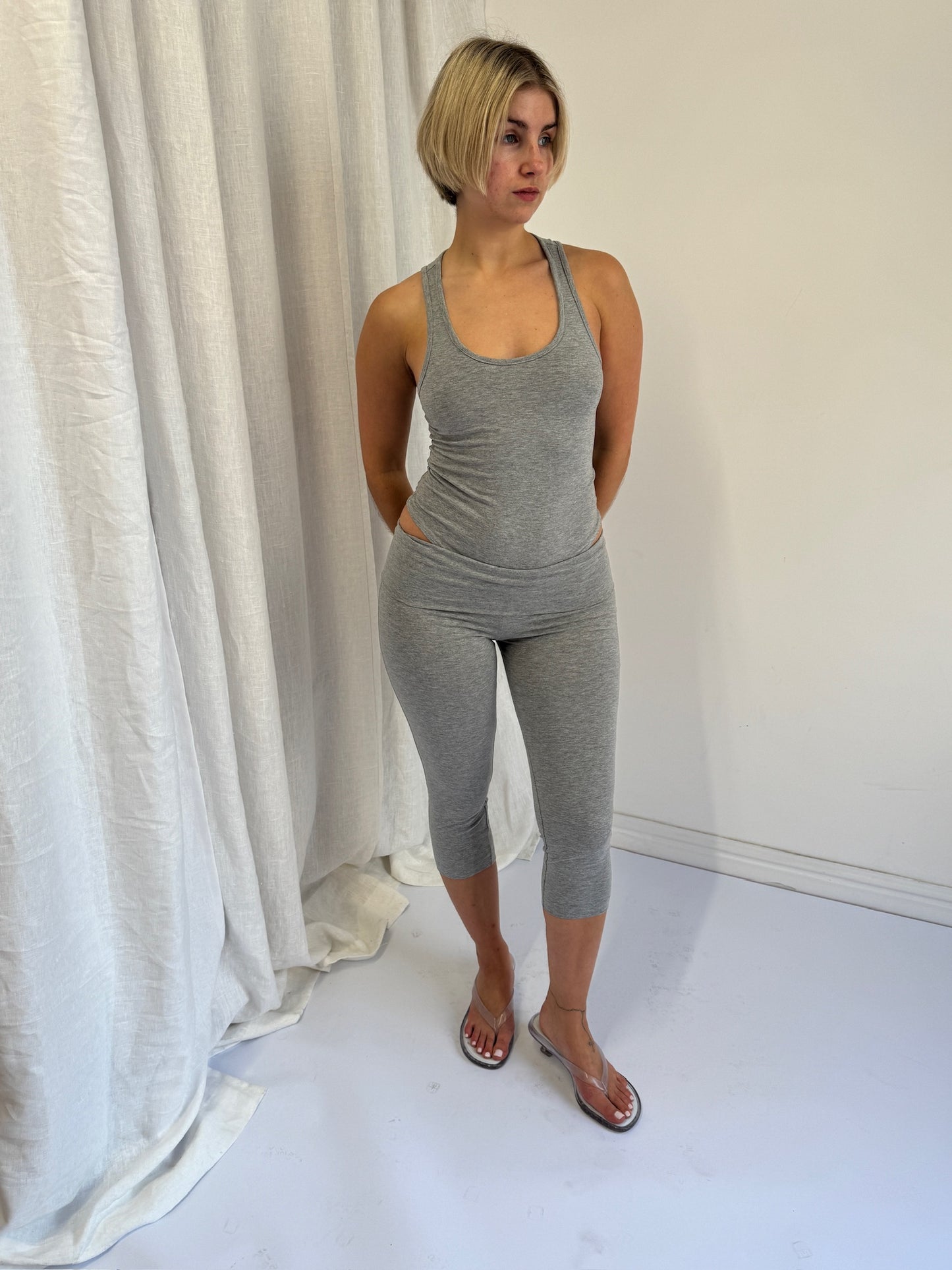 Claudia Bodysuit - Grey