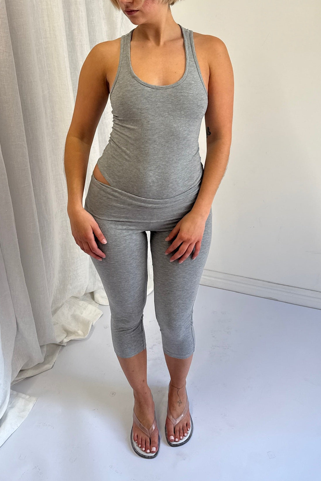 Claudia Bodysuit - Grey