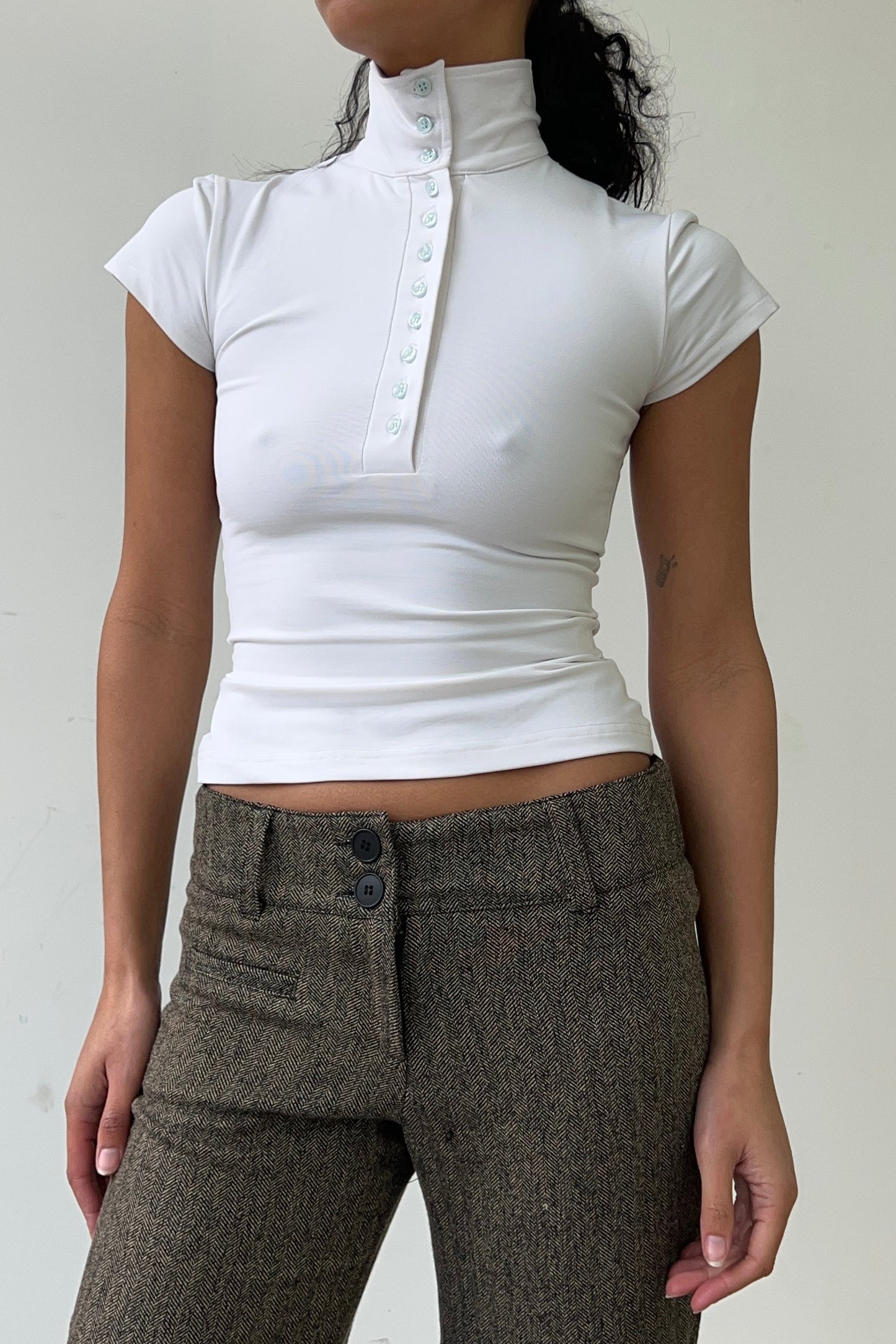 Polo Top - Marshmallow