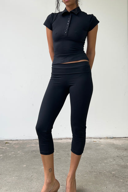 Flex Leggings - Ink
